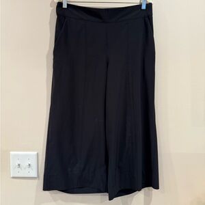 🔥Athleta  Black Women's Culottes Wide Pants Sz 12 Like New🔥